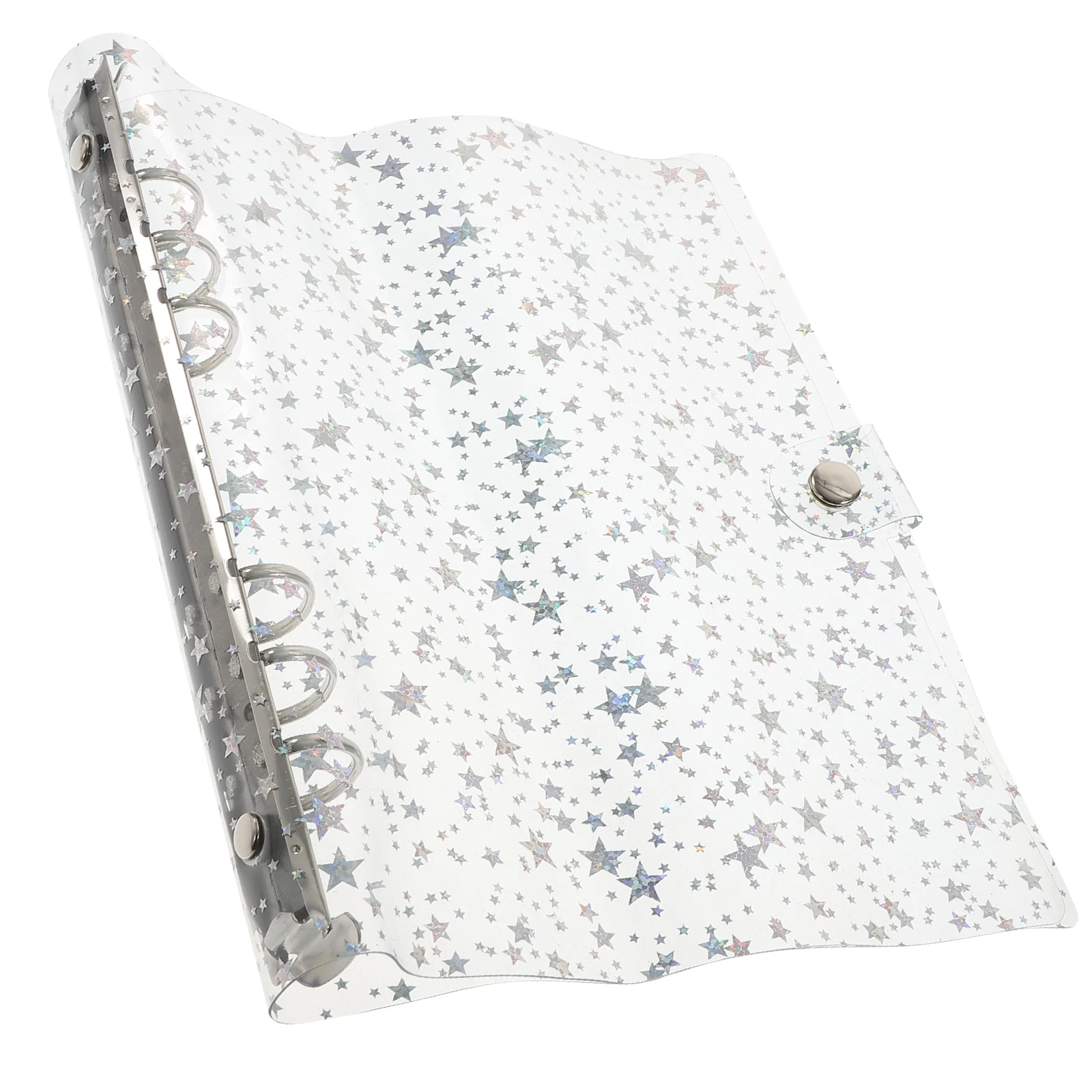 

Plastic Notebook Cover 6 ring Binder Elasticity School Supplies Cute Binders Aesthetic Office Accessories Scrapbook Loose Leaf