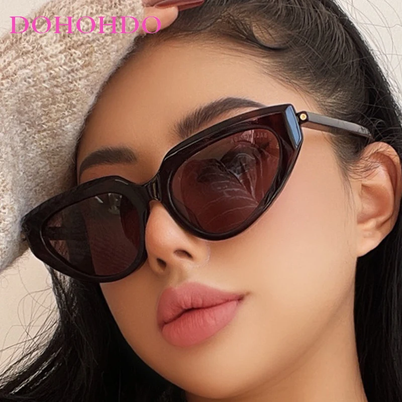 

Popular Big Frame Cat Eye Sunglasses Women Vintage Punk Eyewear Men Luxury Brand Driving Shade Eyeglasses Ladies Lentes UV400