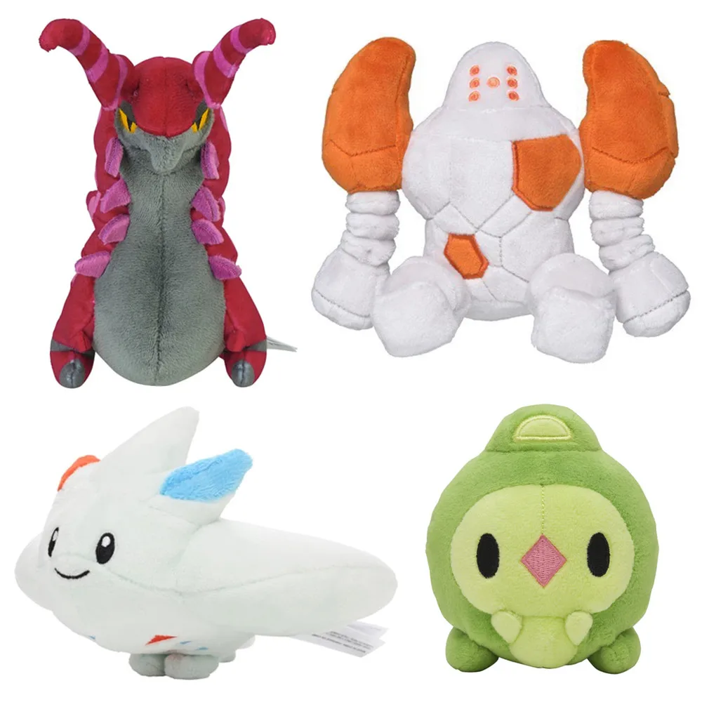 

14cm Pokemon Fit Plush Toys Togekiss Scolipede Duosion Regirock Stuffed Doll Pokémon Anime Pocket Monster Plush Toys