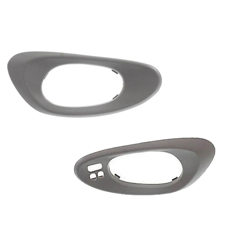 Front Side Inner Door Handle Bezel Trim Gray For Chevrolet Trailblazer 2002-2009 Replacement Parts