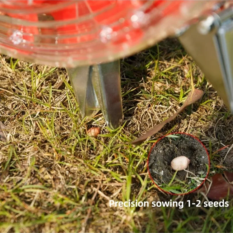 

Многофункциональная ручная барабанная сеялка — небольшая сеялка для кукурузы, арахиса, соевых бобов и овощей