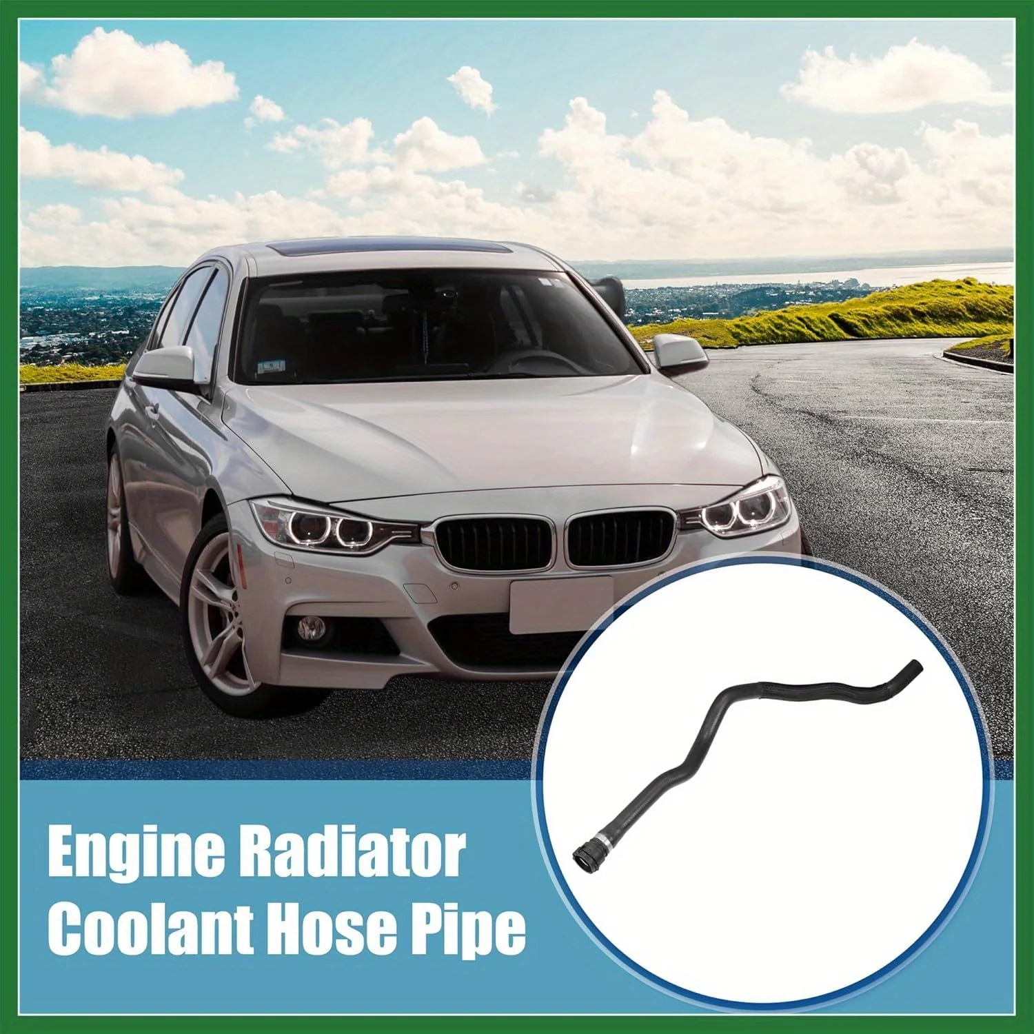 Fit For BMW 130i 120i 318i 320i 325i 330i 335i sDrive18i xDrive25i Engine Radiator Coolant Heater Hose Water Pipe A64216951946 view 4