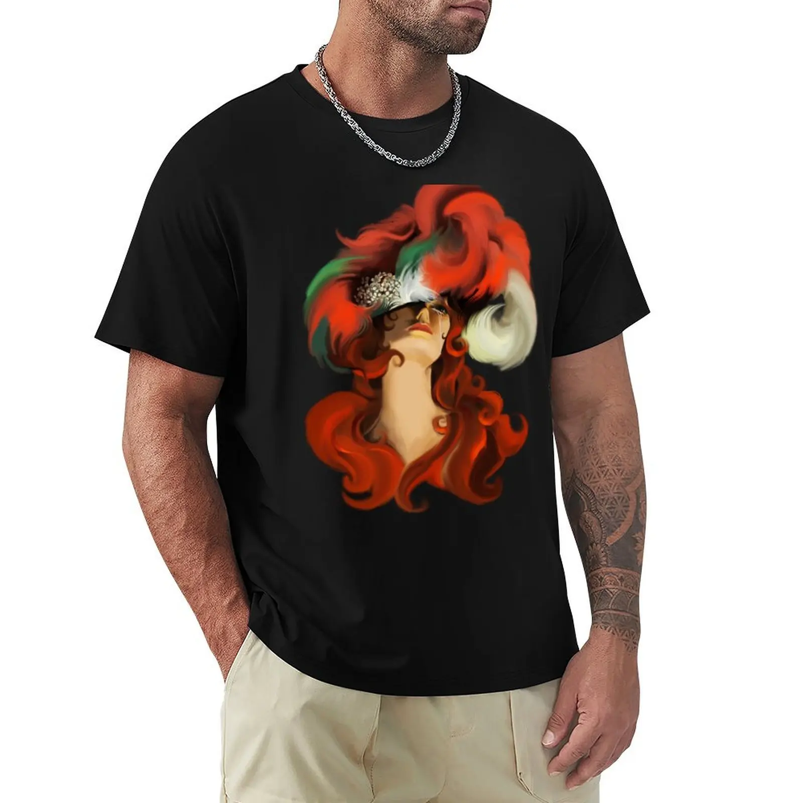 

Art Nouveau Alphonse Mucha Inspired Victorian Woman T-Shirt summer tops summer top plain fitted t shirts for men