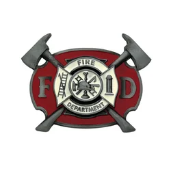 Fire double ax belt buckle