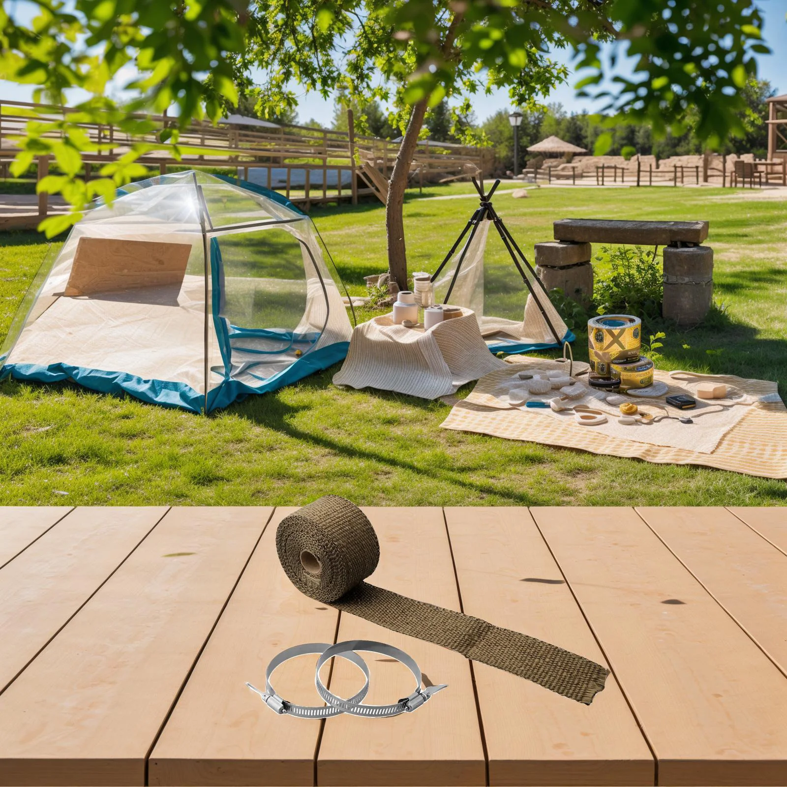Wrap Fireproof Ribbon Stove Accessories Fireplaces Outdoor Tent Parts Replacement Spare Stove Tubes High Quality