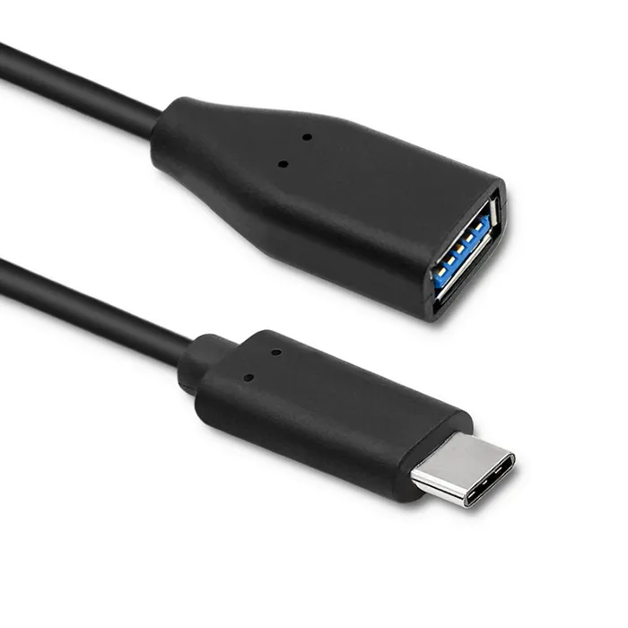 Qoltec Kabel USB 3.1 Type C Stekker |     USB 3.0, vrouwelijke aansluiting |     0,2m