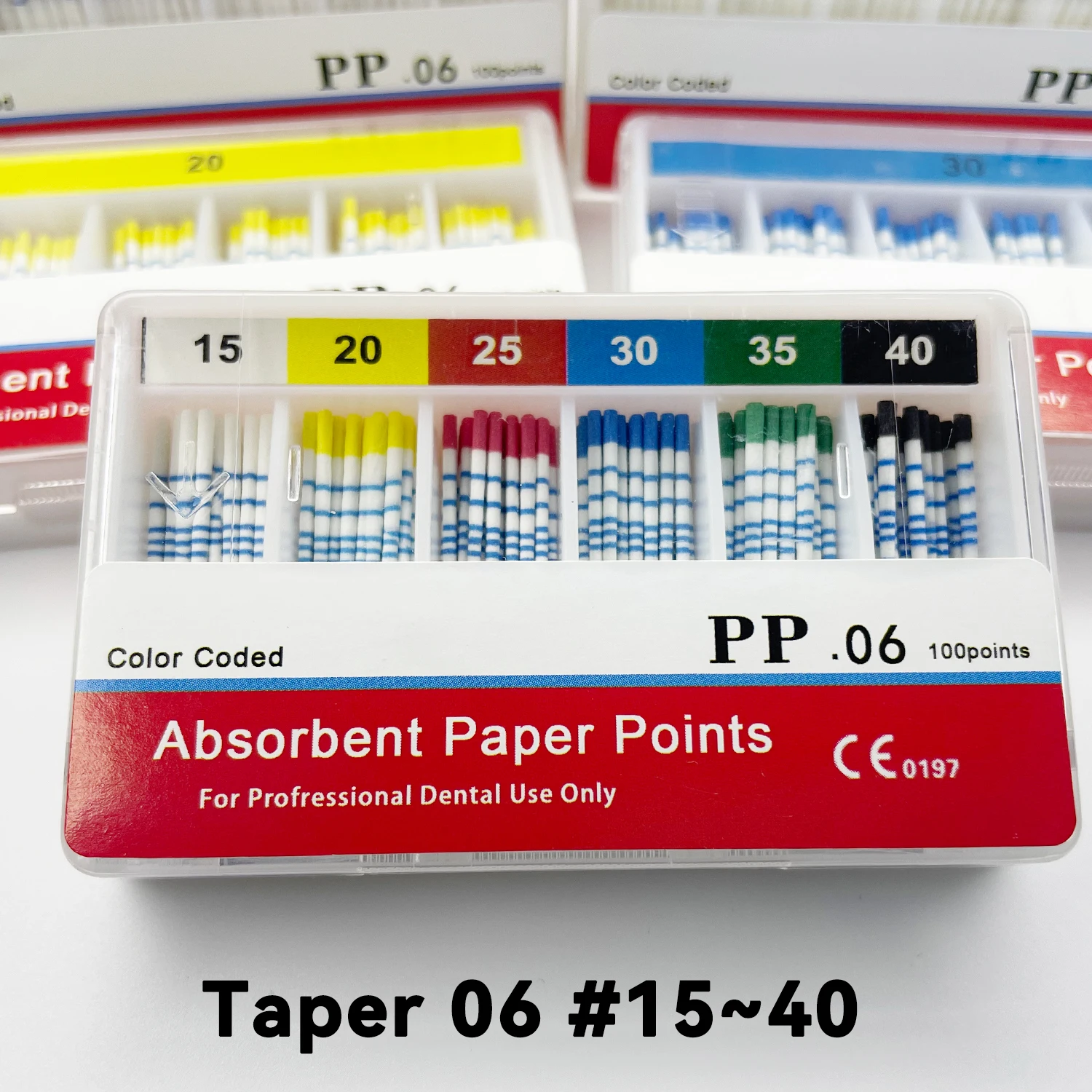 

With Scale Dental Absorbent Paper Points Root Cancel Endodontics Cotton Fiber Taper 06 15#-40# Taper Dental Clinics Consumables