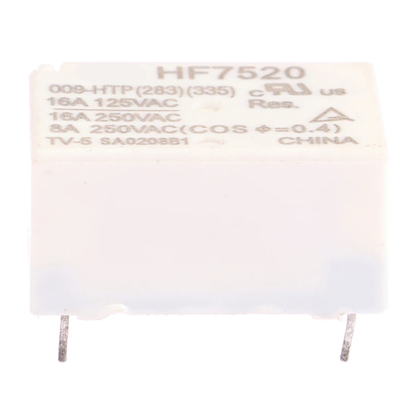 Normally Open 4-Pin Millet Constant Temperature Electric Heating Kettle Relay HF7520 / 009-HTP High Load 10A / 16A 