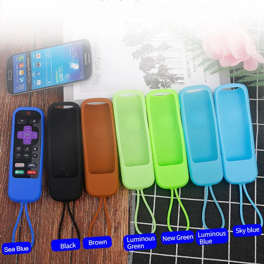 TV Remote Sleeve Remote Control Protective Case Remote Case TV Accessory Silicone Remote Cover Easy to Clean Silicone Anti Drop