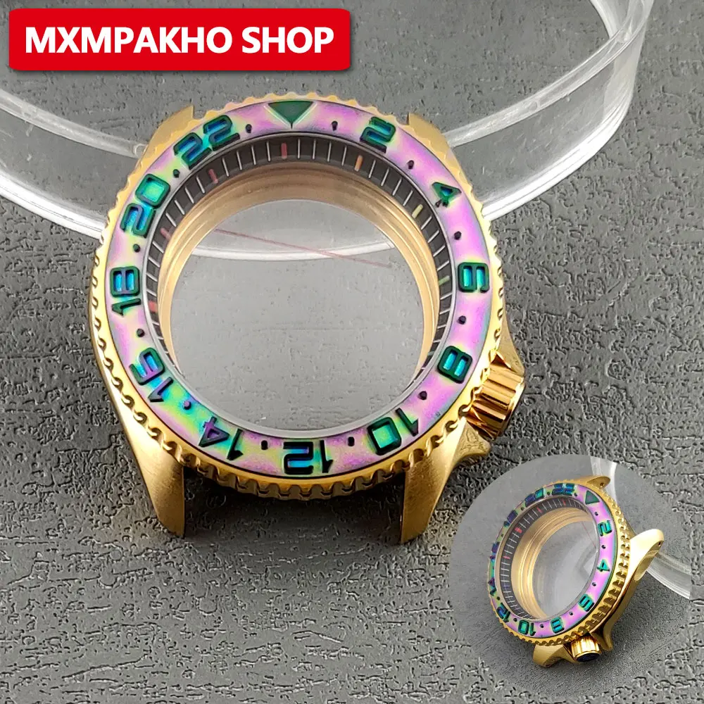 38mm GMT watch bezel color metal inlay bezel 40mm watch case NH35 watch case NH36 watch bezel accessories 38mm * 30.8mm