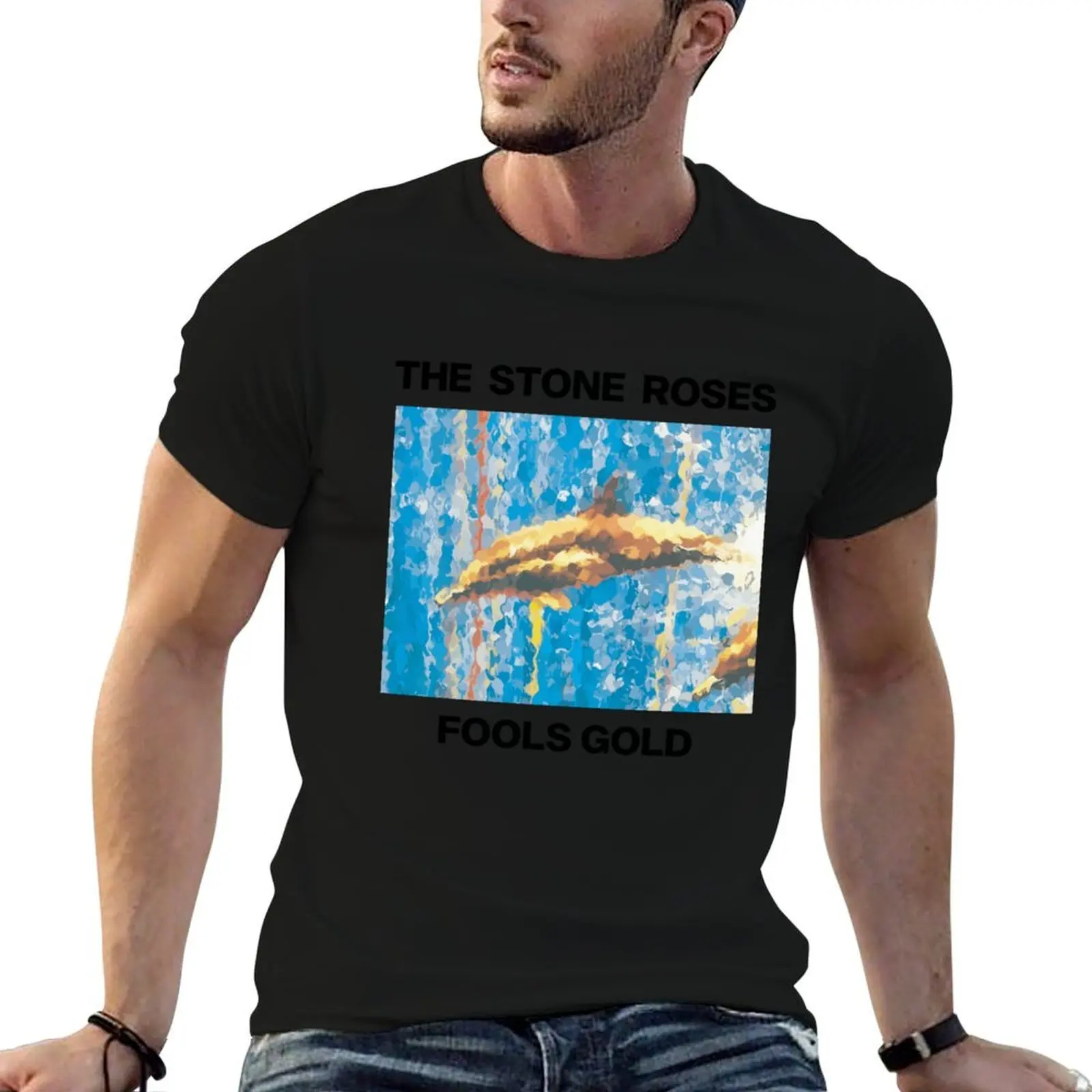 

Stone Roses Merch The Stone Roses FOOLS GOLD T-Shirt t shirts designer cotton t shirts man 100% T-Shirt
