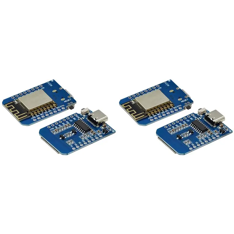 

【EFFICIENT 】4Pcs ESP8266 ESP-12 CH340G CH340 V2 USB For Wemos D1 Mini WIFI Development Board D1 Mini Nodemcu Lua Iot Board TYPE-