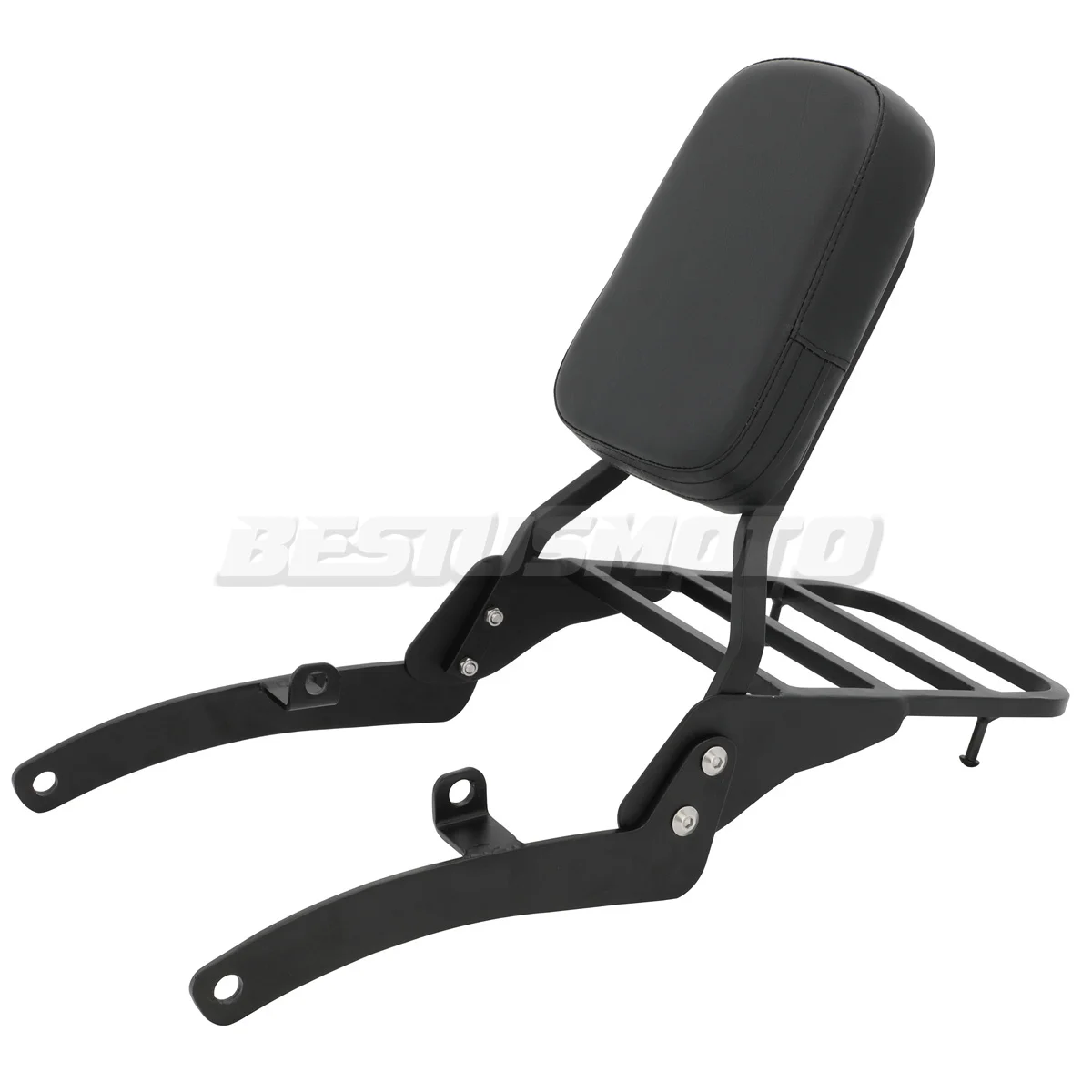 Motorcycle Detachable Passenger Rear Backrest Sissy Bar With Luggage Rack For Yamaha Virago XV535 XV400 XV 400 535 All Years