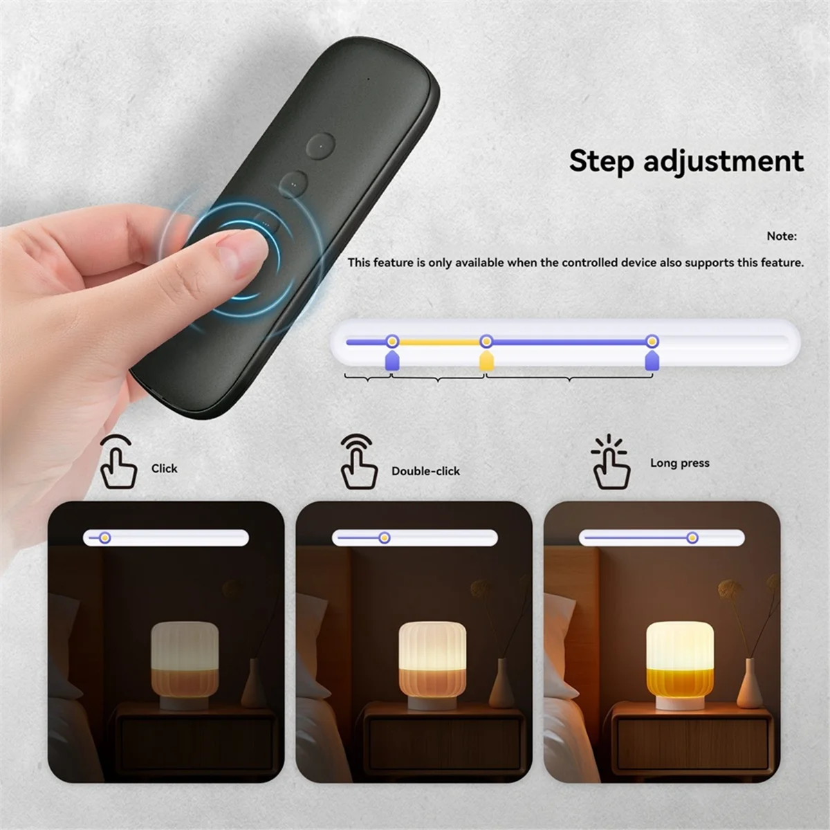 

B49CTuya ZigBee Smart Scene Switch 4 Button Wireless Smart Switch Button Controller for Light Strip Curtain Motor Smart Home