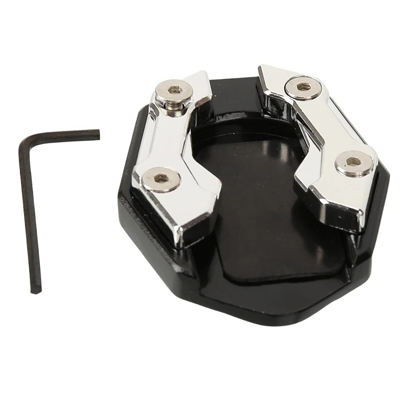 يأتي مسند القدمين الجانبي المضاد للانزلاق مع قاعدة واسعة من سبائك الألومنيوم أو الفولاذ لقطع CNC.