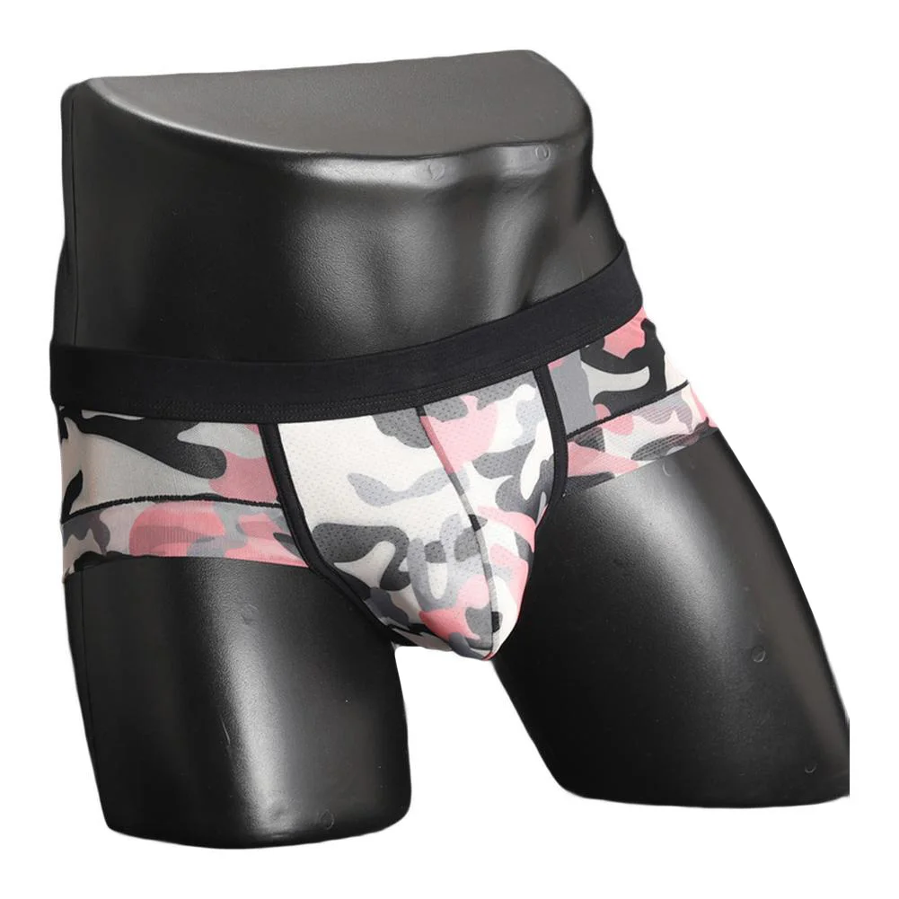 

Men Print Soft Low Waist Breathable Gay Sissy Pouch Underwear For Hot Man Underpants Men's Triangular Panties Lounge Soft Briefs