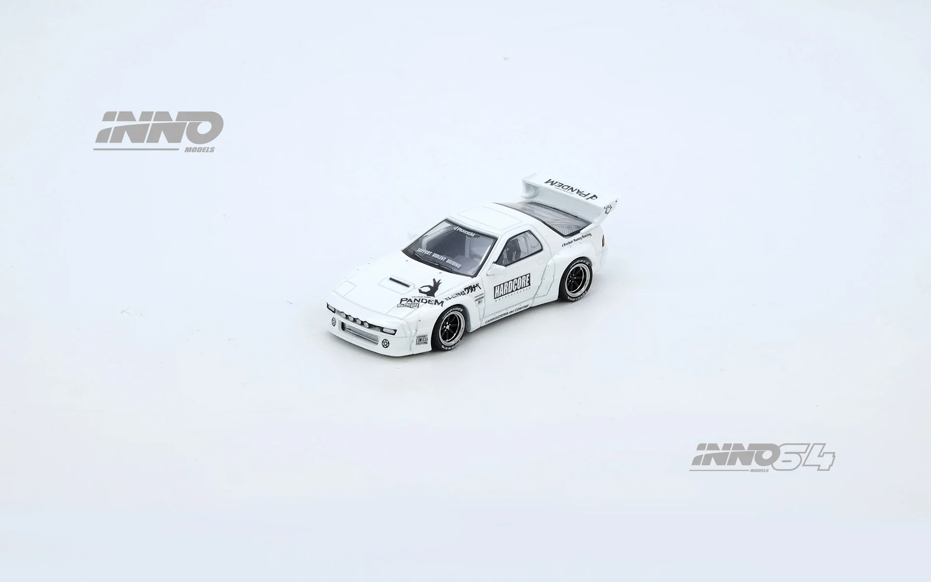 INNO 1/64 Mazda RX7 FC3S PANDEM Metalowy Model Auta Zabawka Odlewany Ciśnieniowo Prezent