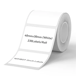 NIIMBOT Thermal Label Paper for B1/B21/B3S Printer 9 Rolls Set Scratch-resistant Sticker Waterproof Oil-Proof Label Tape