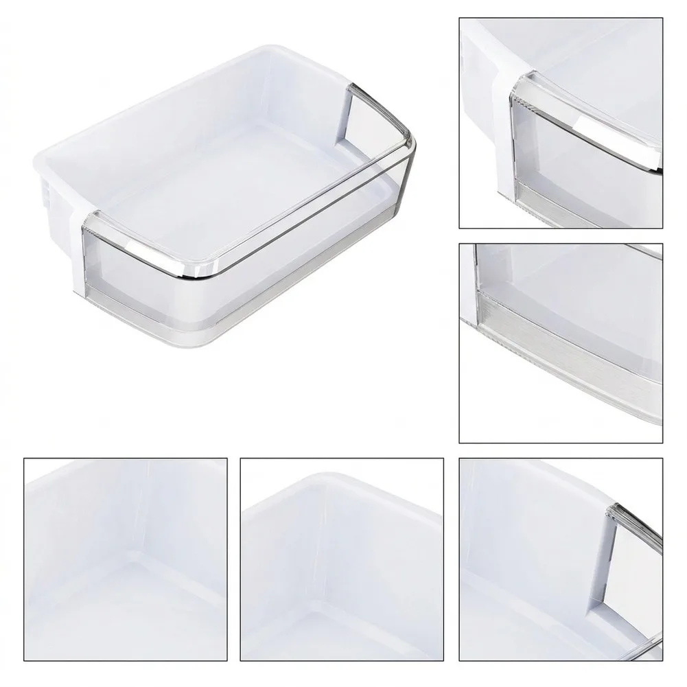 For Samsung Refrigerator Right Door Shelf Basket DA63-04314 DA63-04316 Replacement Plastic Storage Bin Kitchen Accessories
