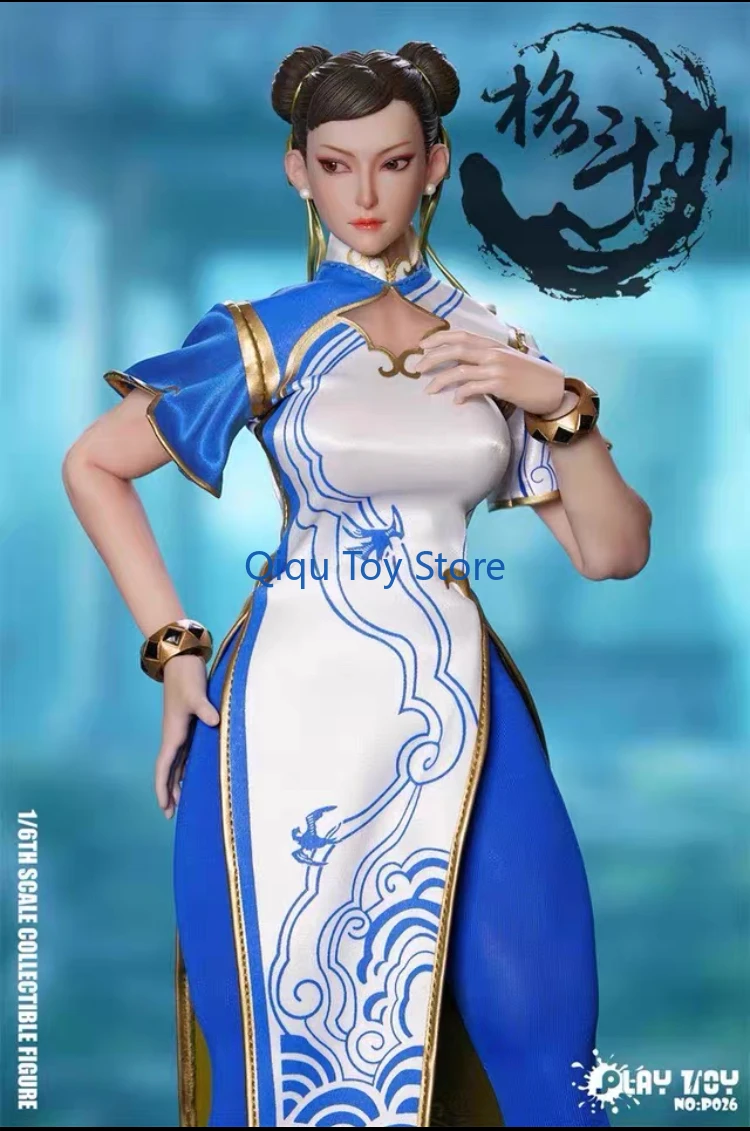 

in stock 1/6 P026 Fighting Goddess 6th Generation Chunli Moveable Female Soldier Doll Street Fighter 6