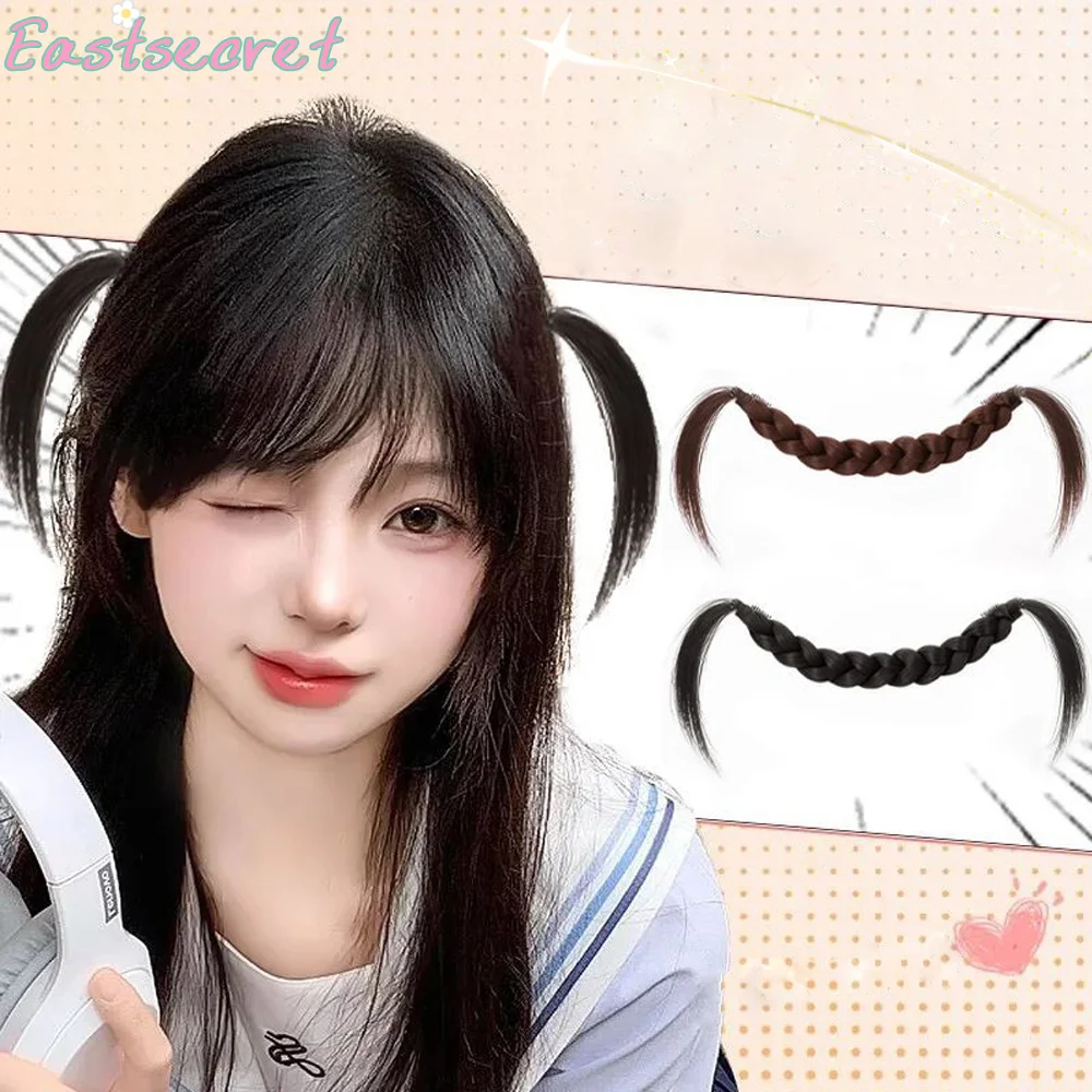 

EAST Synthetic Black Large Intestine Hair Ring Bun Head Wig Fashionable and Elegant Ladies Flower Bud Head Wig Hair Accessories