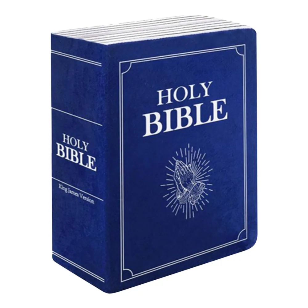 

Children Gift Realistic Looking Bible Pillow Sofa Cushion Home Decor Bible Throw Pillow Cutest Bible Cushion Christmas Present