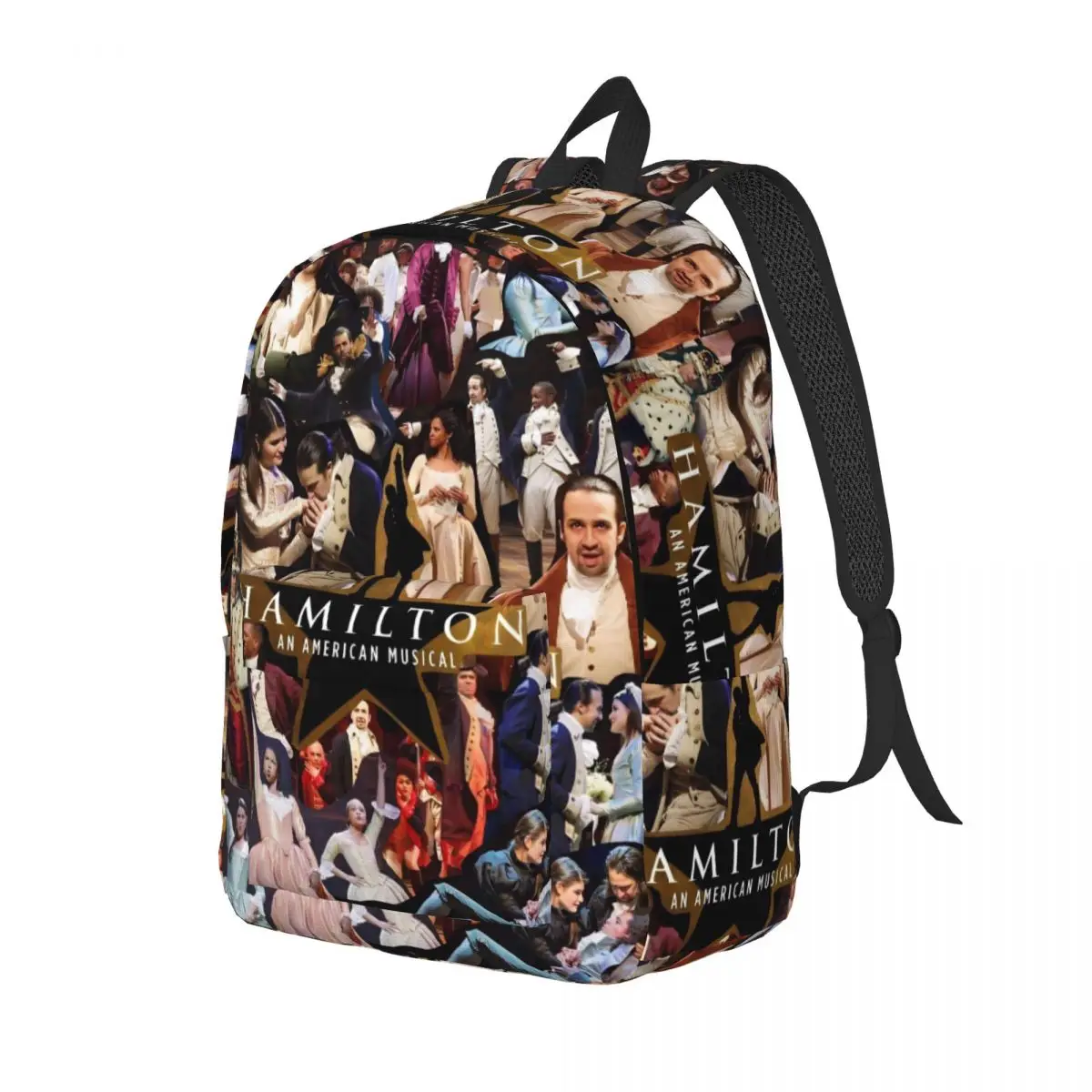 Musical Hamiltons for Teens Student School Bookbag Music American Canvas Daypack Middle High College Sports