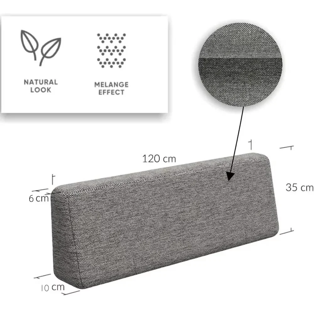 Custom Bench Cushions Backrest Chair Seat Sofa Pillow Bay Window Cushion Indoor Outdoor Backrest for Garden Bench Seat Swing