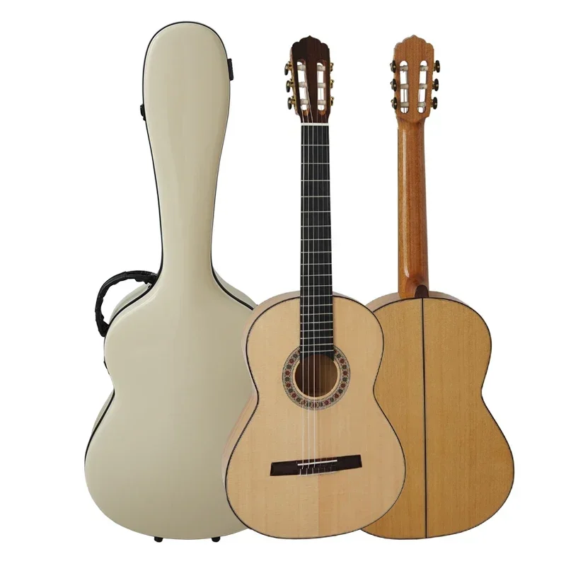 China Aiersi toda la réplica profesional sólida Santos Hernandez Flamenco Negra guitarra clásica instrumentos de cuerda