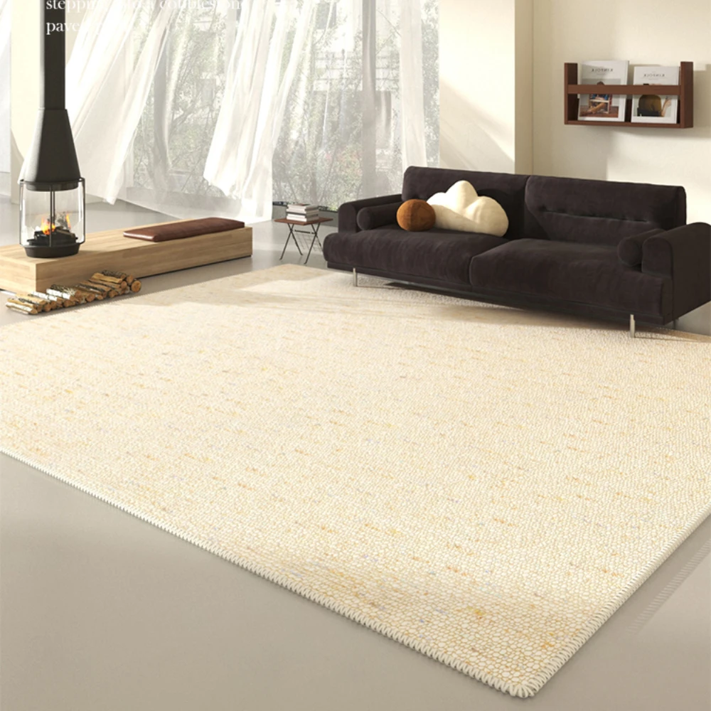 Living Room Carpet Bedroom Japanese Sofa Table Carpet Modern Minimalist Plain Color Bedside Blanket Home Ground Mat