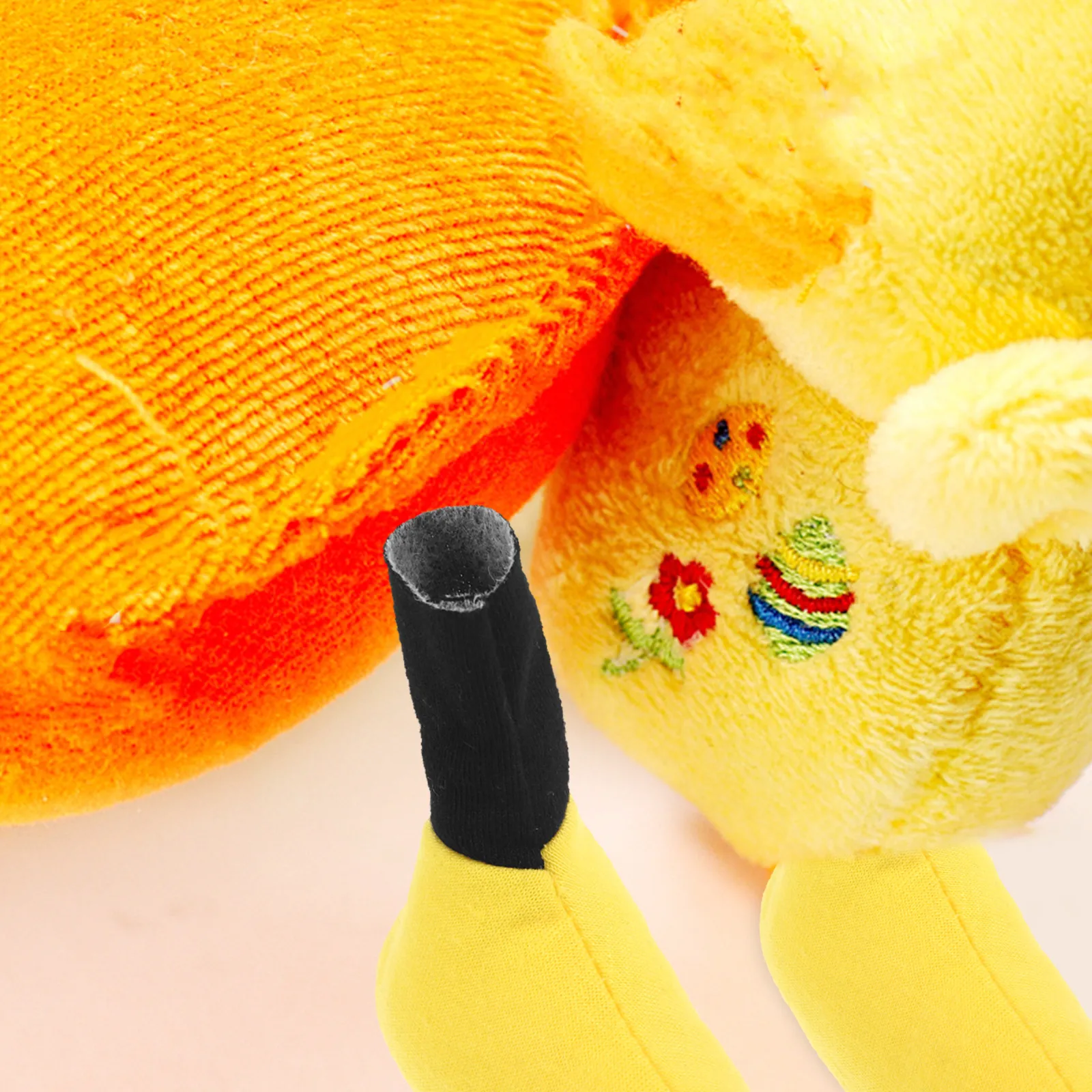 

10Pcs Yellow Stuffed Accessories Soft Wearproof Cloth Material Easy Clean Detachable Cotton Filled for All Decor