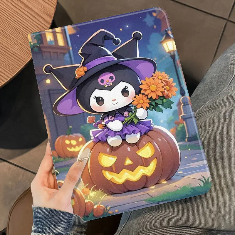 

Милый чехол для планшета Kuromi с рисунком для Samsung Galaxy Tab S6 Lite S7 S8 S9 FE S10 FE Plus 13,1 дюйма T515 A7 A8 противоударный чехол