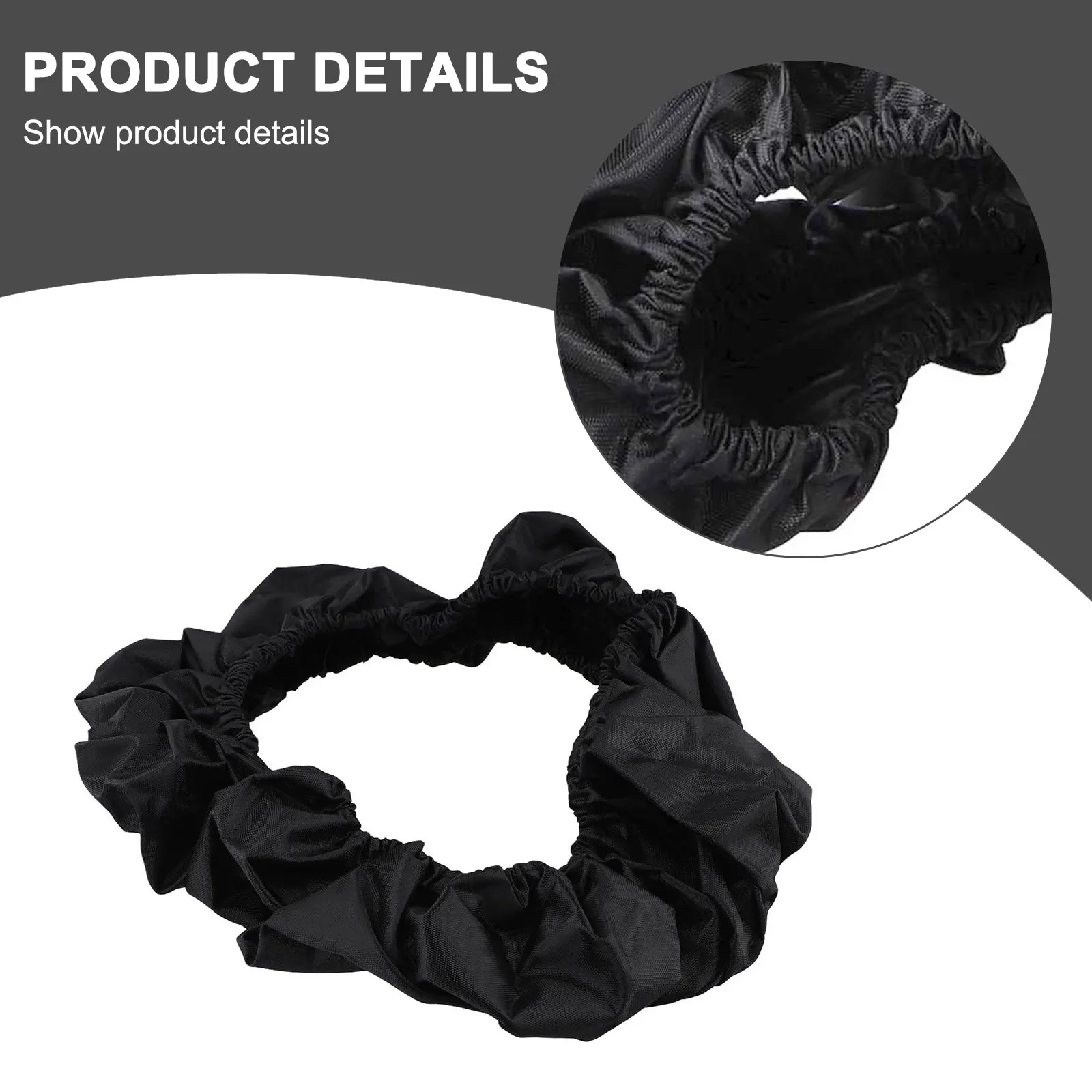 

Для ремонта автомобиля, диаметр до 45 см, чехол на руль автомобиля, черный чехол на руль, маслостойкий, простой в установке