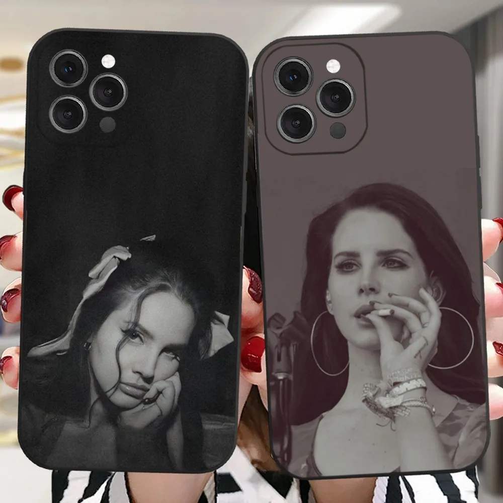 L-Lana Del Rey Tough  Phone Case For iPhone 16,15,14,13,12,11 Plus,Pro,Max,XR,XS,X,7,8 Plus,SE,Mini Silicone Soft