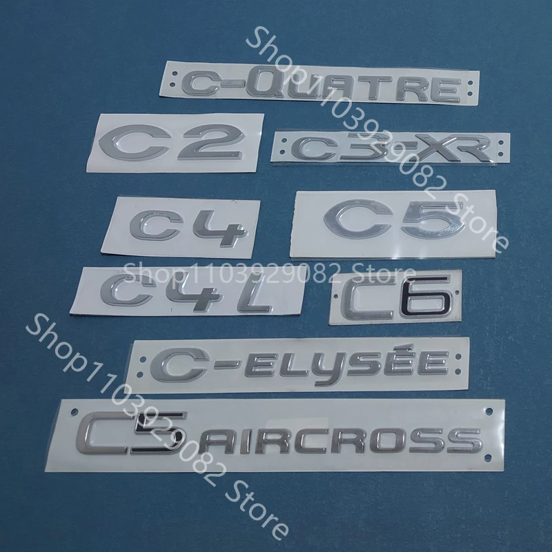 apply to Citroen C2 C4 C4L C5 C6 C3-XR C-elysee C-QUATRE C5 AIRCROSS Original car logo trunk digital sign tail mark