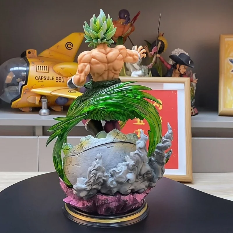 ในสต็อก Z อะนิเมะ Super Saiyan รูป Broly Action Figure รูปปั้นตกแต่งตุ๊กตาเดสก์ท็อปเครื่องประดับของเล่น Xmas ของขวัญ