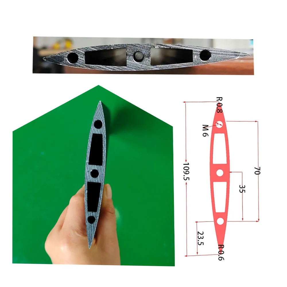 Surfing Hydrofoil Foil ing surf accessories aluminum mast fuselage mast,Length can be cut on request/Available for motorized hyd