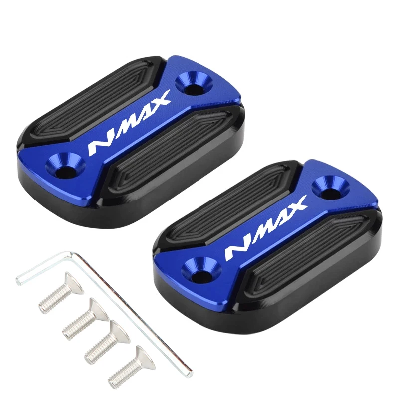 Apto para yamaha nmax125 nmax155 tampa do reservatório de fluido de freio dianteiro da motocicleta protetor nmax fluido de freio decorar tampa