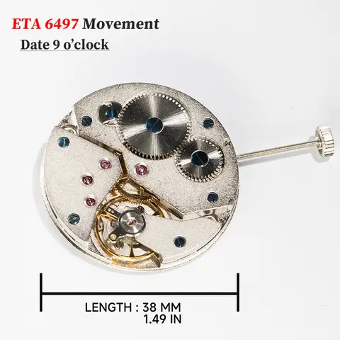 ST3600 Mechanical Movement High Accuracy 17 Jewels Replace ETA 6497 9H Movement for men's watch wrist watch men