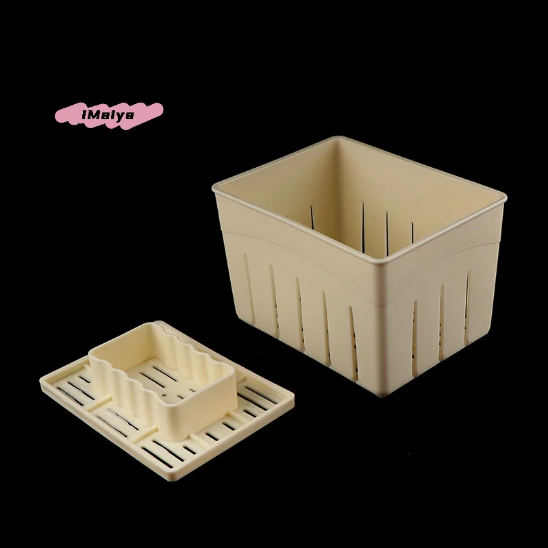 M-1 Set DIY Homemade Plastic Tofu Press-Maker Mold Box Plastic Soybean Curd Tofu Making Mold Machine Kitchen Cooking Tools