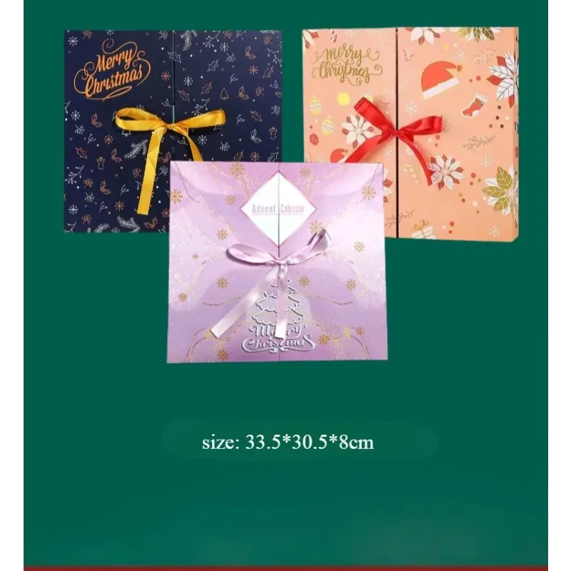 2025.Wholesale Multi-functional Christmas Paper Series Advent Calendar Cardboard Box with Custom Logo Perfect Gift Idea - Image 6