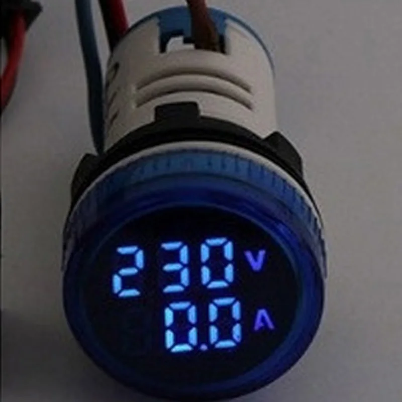 Practical Voltage Current Indicator, LED Display, 50 500V AC 0 100A, Suitable for Textiles and Other Industries