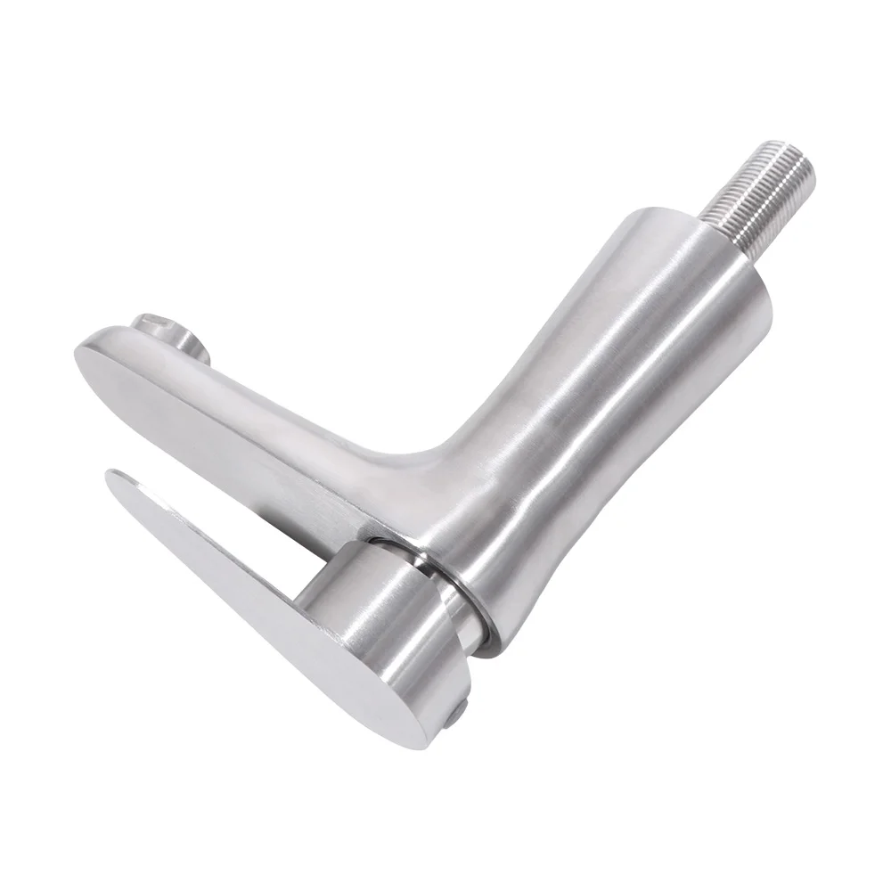 Single Handle Stainless Steel Faucet Anti-Leakage Multi Functional Lavatory Vanity Sink Tap Easy Installation Rust-proof