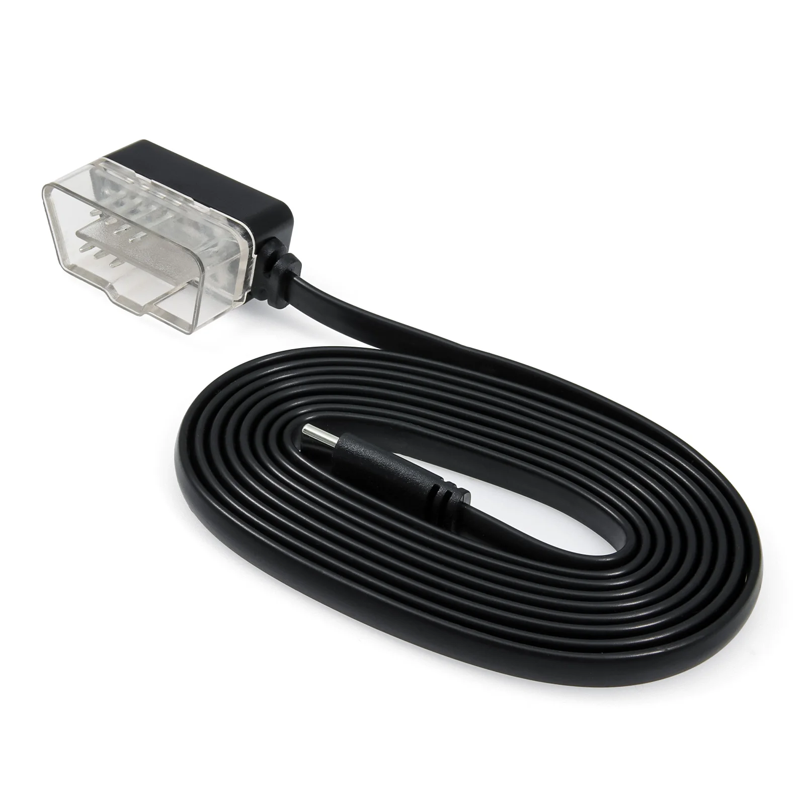 1.7m Type-C Mini USB Connecting Cable for OBDII Head Up Display P24 P10 Car Scanner OBD2 Extension Cable Connector Adapter ECU