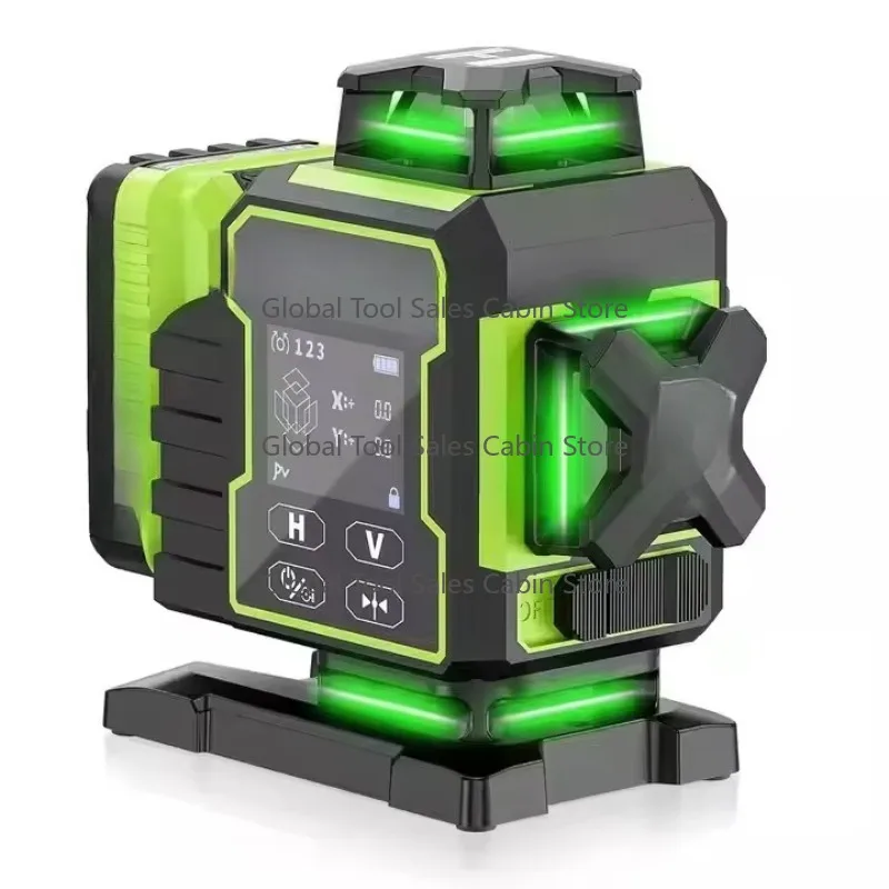 Green Cross Lines Self Leveling 3D Profesional Laser Levels 360
