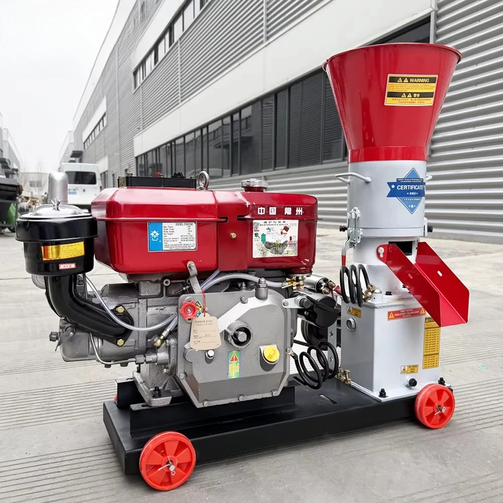 Efficient High Capacity KR Diesel Pellet Machine for Poultry and Livestock Feed Production, Strong Compression