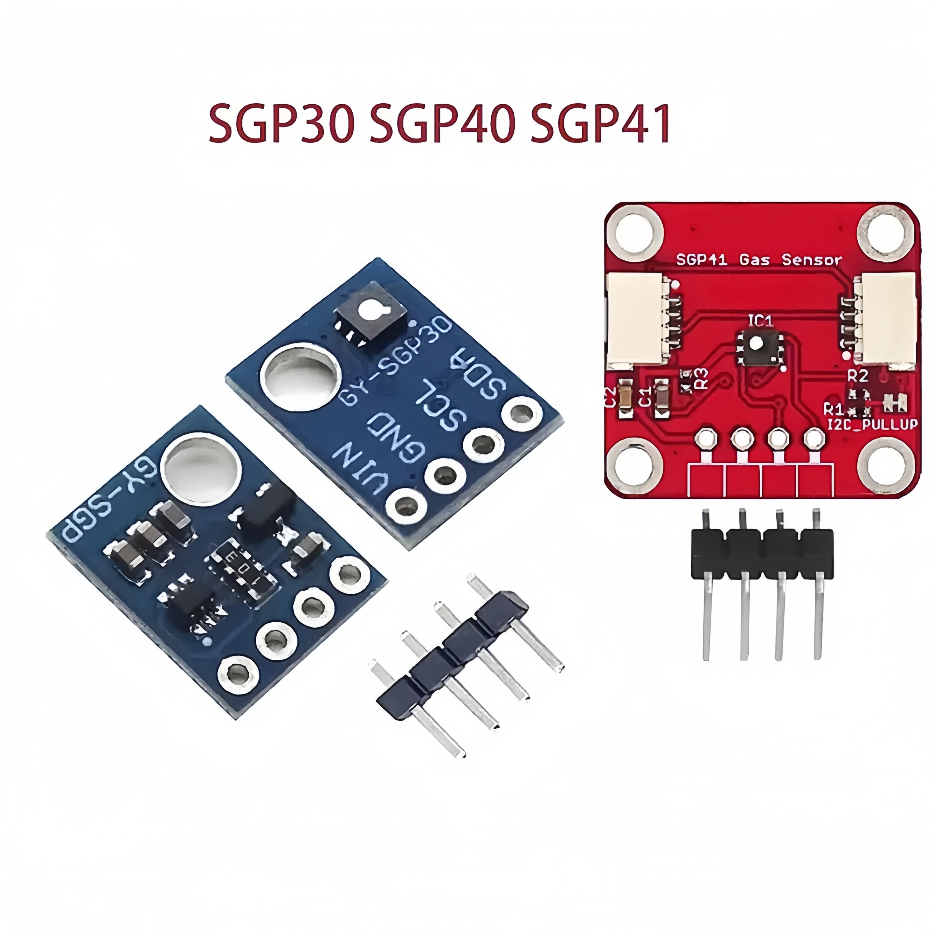 GY- SGP30/SGP40 /SGP41 Air Quality Gas Sensor TVOC eCO2 Carbon Dioxide Measurement Formaldehyde Module