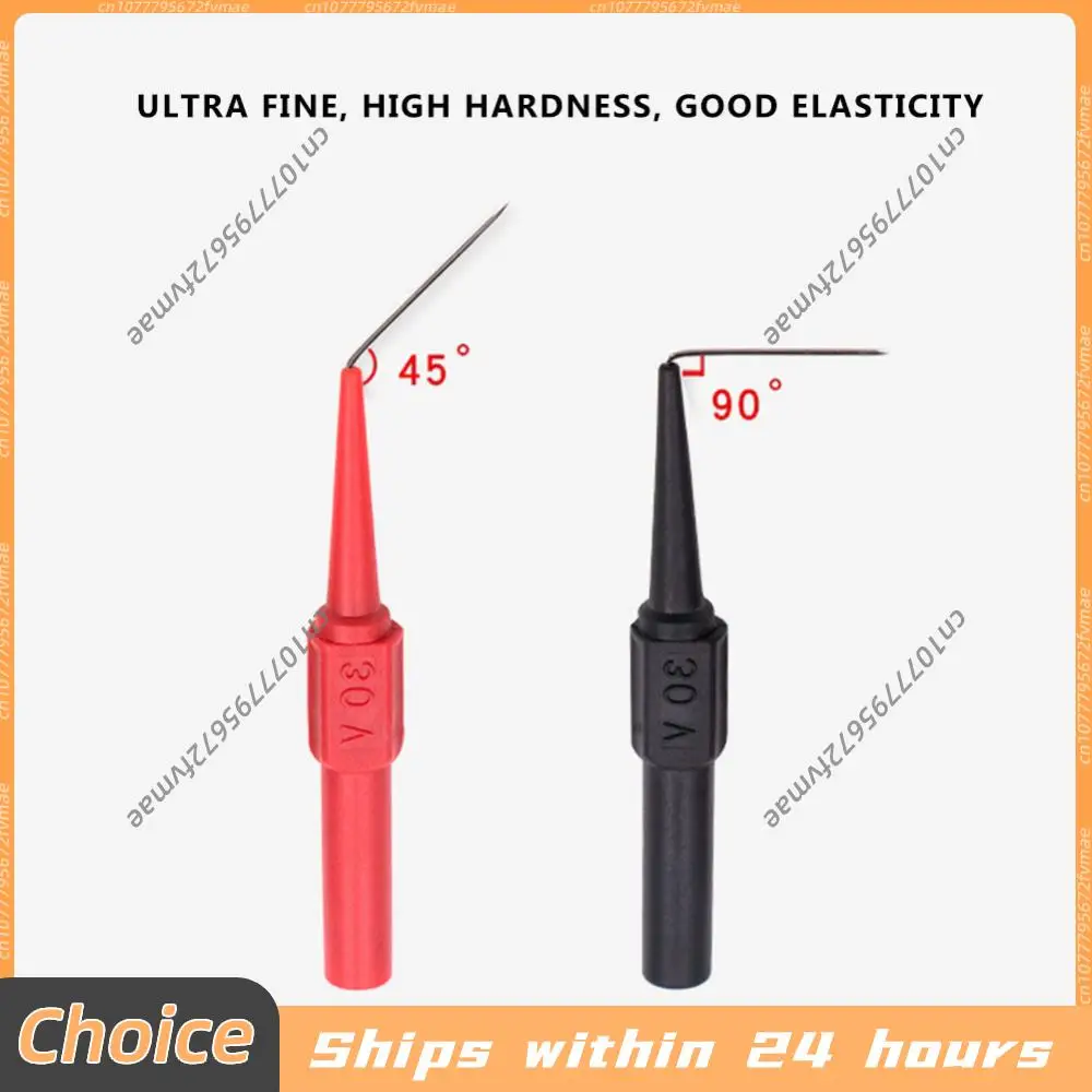 

10pcs Non-destructive Multimeter Test Probes Sensitive Insulation Piercing Needle Pin Accurate Measuring Device for Banana Plug