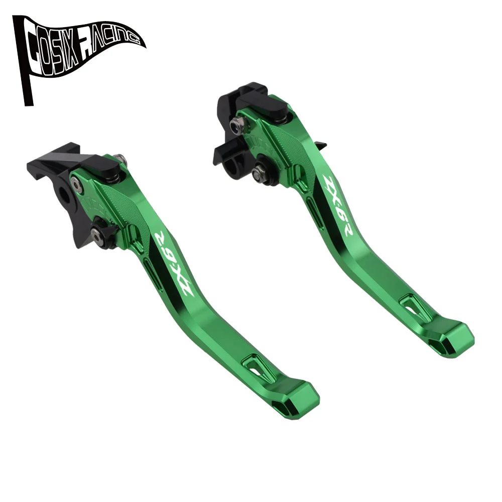 

Fit For ZX6R ZX636 2019-2022 ZX-6R ZX-636 Motorcycle CNC Accessories Short Brake Clutch Levers Adjustable Handle Set