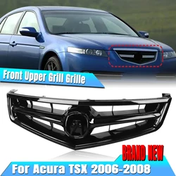 Car Grill Front Grille Upper Grid Bumper Hood For Acura TSX 2006-2008